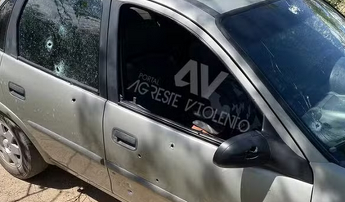 Guarda municipal é assassinado com vários tiros dentro de carro em Pernambuco