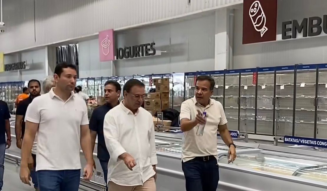 Prefeito visita instalações do Mix Mateus antes da inauguração em Arapiraca