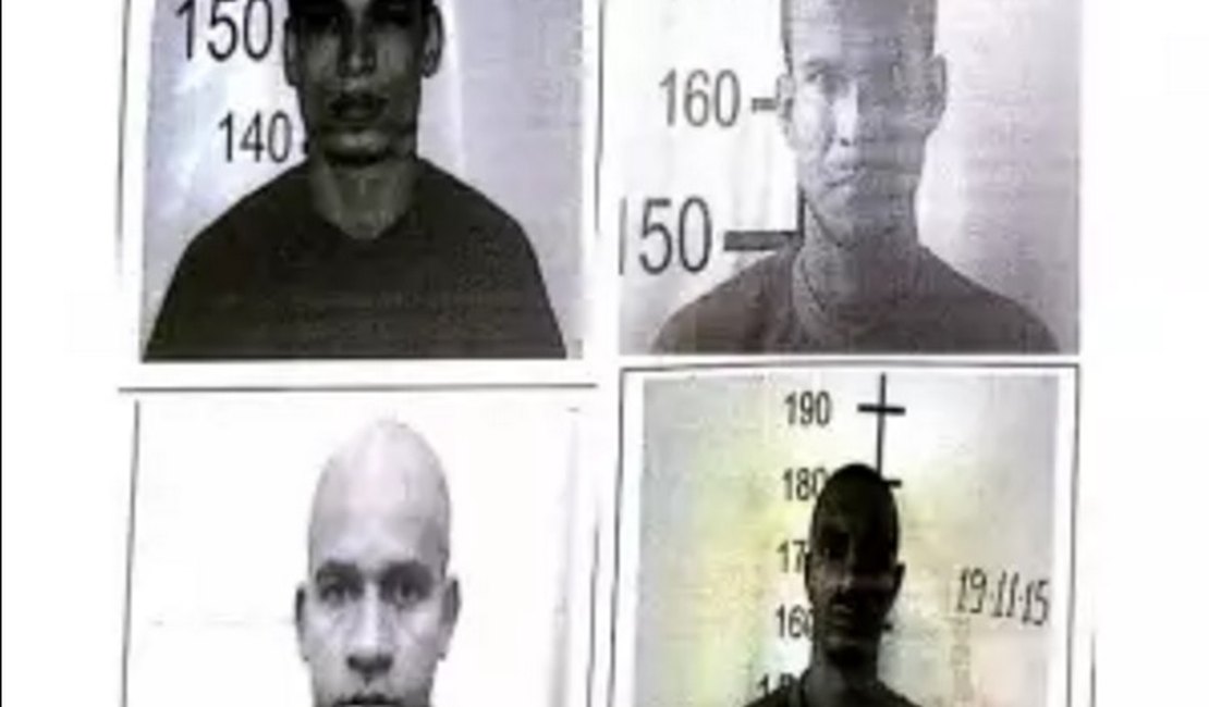 Quatro reeducandos fogem de presídio de segurança máxima de Maceió