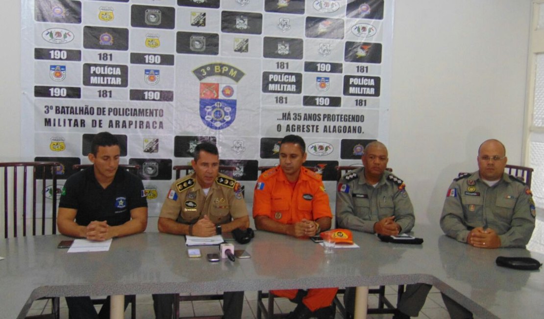 Segurança Pública do Agreste divulga balanço das operações em 2017