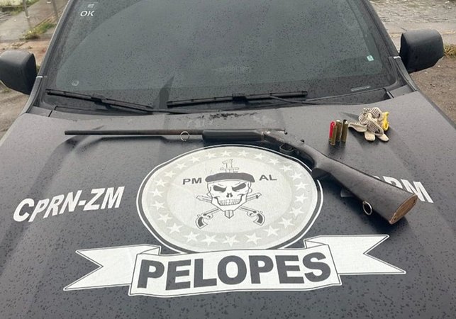 Operação Lagoon prende suspeito com arma ilegal em aldeia indígena de Joaquim Gomes