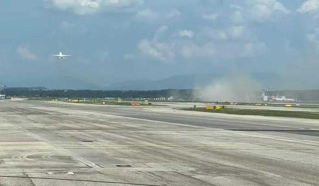 Boeing 777 da Latam que ia para Guarulhos bate cauda ao decolar e tem que voltar a aeroporto de Milão