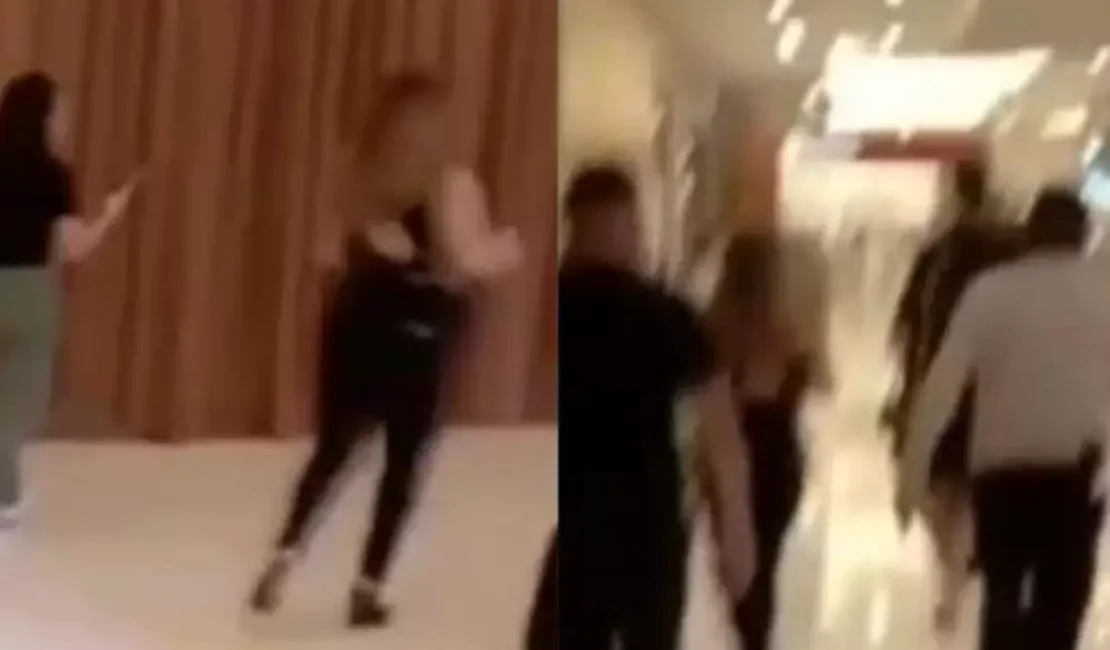 VÍDEO: Esposa flagra marido passeando com amante no shopping e confusão é formada: 'Ele é pobre'