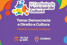 Prefeitura de Arapiraca abre inscrições para 4ª Conferência Municipal de Cultura