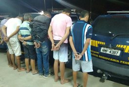 Fiscalização de rotina da PRF prende quadrilha que praticava assaltos