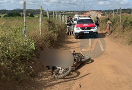 Jovem é encontrado morto com marcas de tiros em estrada vicinal na zona rural de Lagoa da Canoa