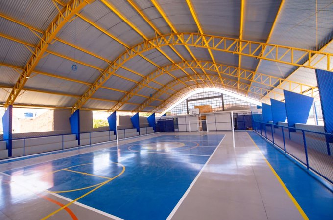 Prefeito Luciano Barbosa inaugura, nesta quinta (8), Ginásio de Esportes na Vila São Francisco