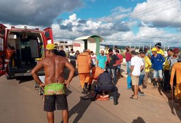 Idoso é atingido por moto ao cruzar rodovia em bicicleta no Agreste