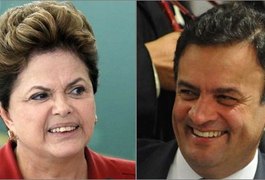 Aécio tem 51%, e Dilma, 49% dos votos válidos, diz pesquisas