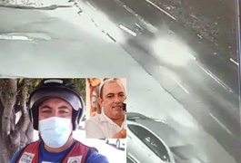 Câmera registra momento em que motorista embriagado atinge mototaxista que morreu em Santana do Ipanema