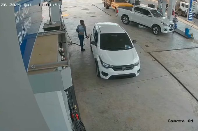 Motorista foge sem pagar após abastecer carro em posto de combustíveis no Agreste alagoano