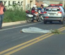 Homem morre em atropelamento nas proximidades da Ufal em Arapiraca