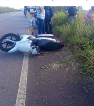 Igaci: Homem que voltava do trabalho sofre acidente ao cochilar enquanto conduzia moto