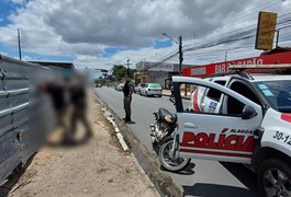 PM apreende motocicleta adulterada no bairro Eldorado, em Arapiraca