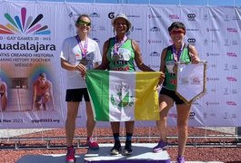 No pódio: Com apoio da Prefeitura de Arapiraca, Carminha conquista medalha de ouro no México