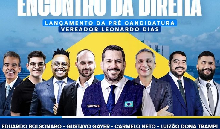 Leonardo Dias promete presença de Eduardo Bolsonaro em lançamento de sua pré-candidatura em Maceió