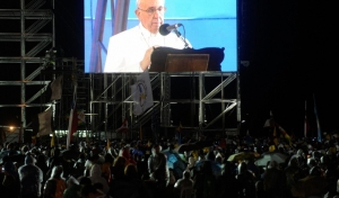 Rio é o centro da Igreja, diz Francisco na Festa da Acolhida