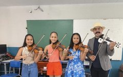 Momento histórico: Taquarana inicia primeira orquestra sinfônica exclusivamente feminina de Alagoas