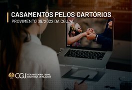 Casamento por videoconferência nos cartórios de Alagoas é regulamentado pela CGJ