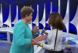 Dilma passa mal em entrevista ao vivo após debate do SBT