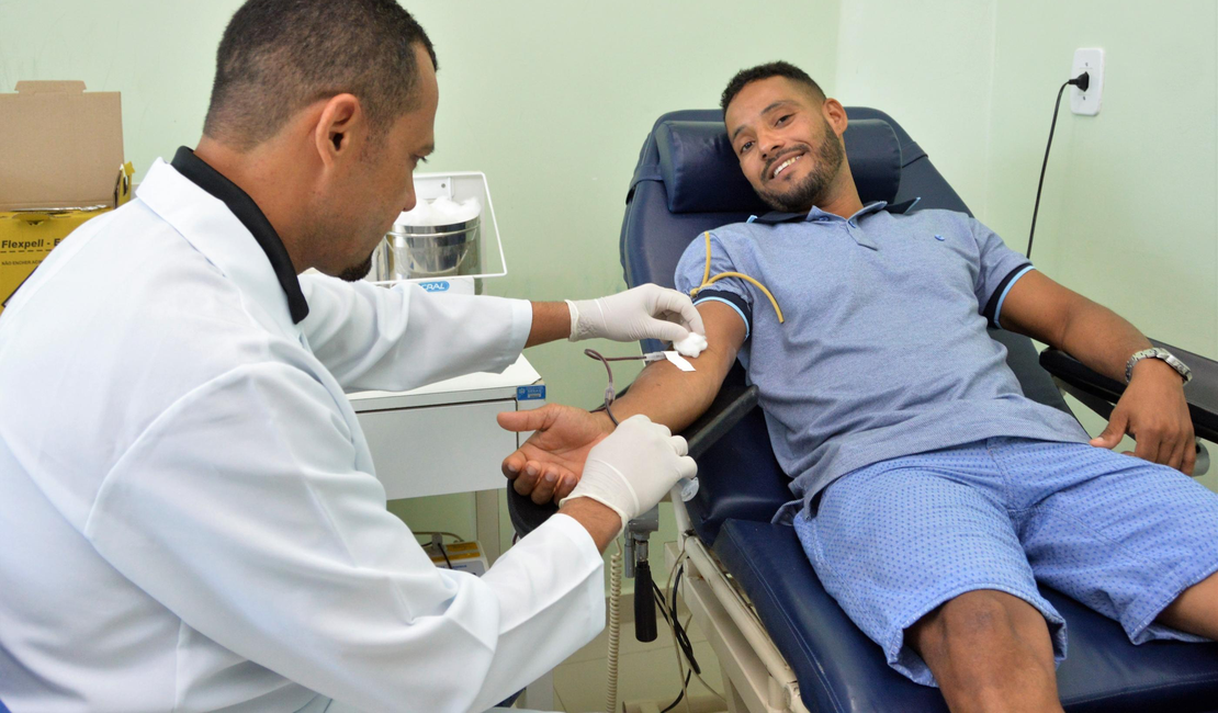 Hemoal faz coleta externa de sangue em Coruripe nesta quinta-feira
