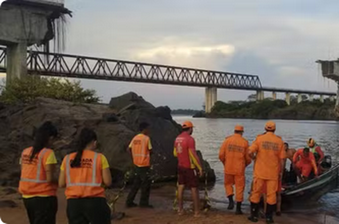 Sobe para 12 o número de desaparecidos após ponte entre MA e TO desabar; buscas serão retomadas