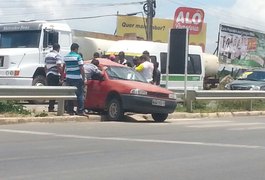 Funcionário da Eletrobrás causa acidente na AL 220 em Arapiraca