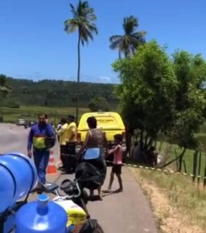 Colisão de moto em árvore resulta em homem morto, em Coruripe