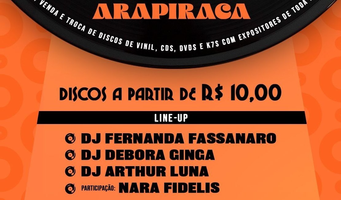 Vinil em foco: 2ª Feira de Discos de Arapiraca celebra a força estética da música analógica