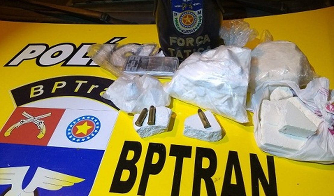 Polícia prende casal com droga avaliada em R$ 50 mil