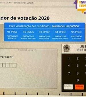 Veja como eleitores podem treinar voto no simulador da urna eletrônica