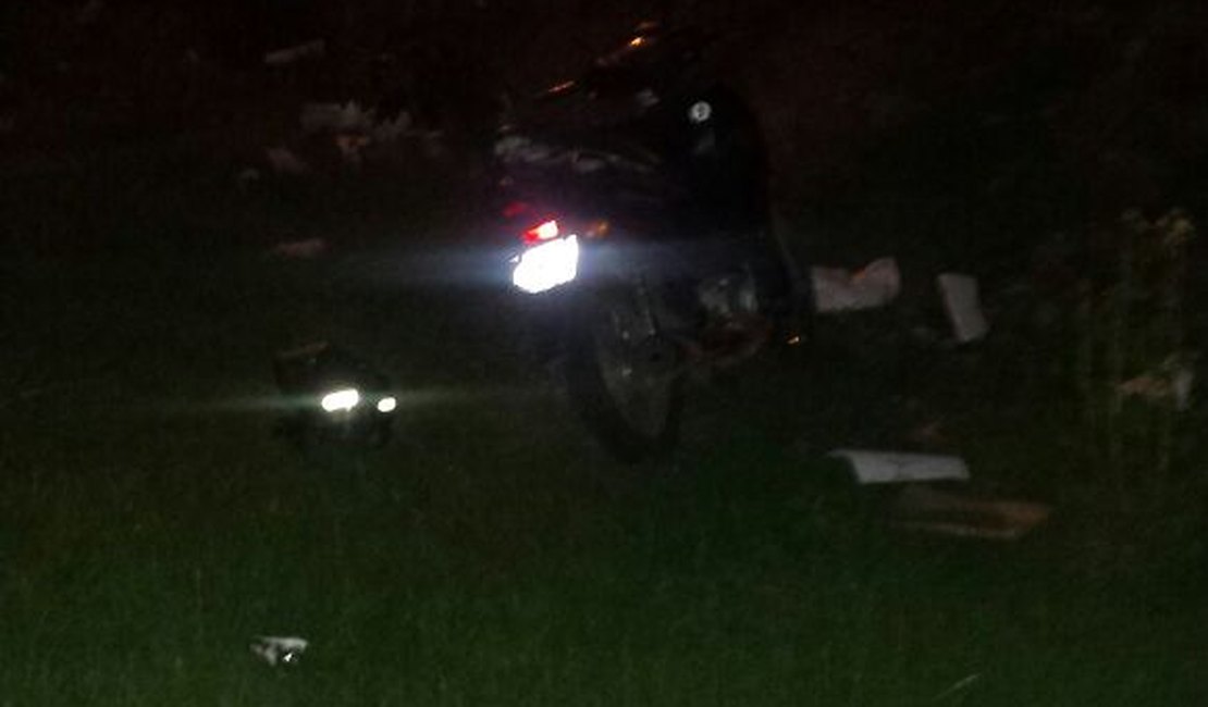 Após roubar motocicleta, ladrão cai de viaduto na AL 220 em Arapiraca
