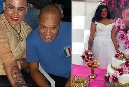 Mc Maylon, que acusa Anderson do Molejo de estupro, ‘se casa’ de noiva: 'Joguei o buquê para mim mesma'