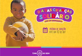 'Time do Bem' realiza campanha solidária para o Dia das crianças em Arapiraca