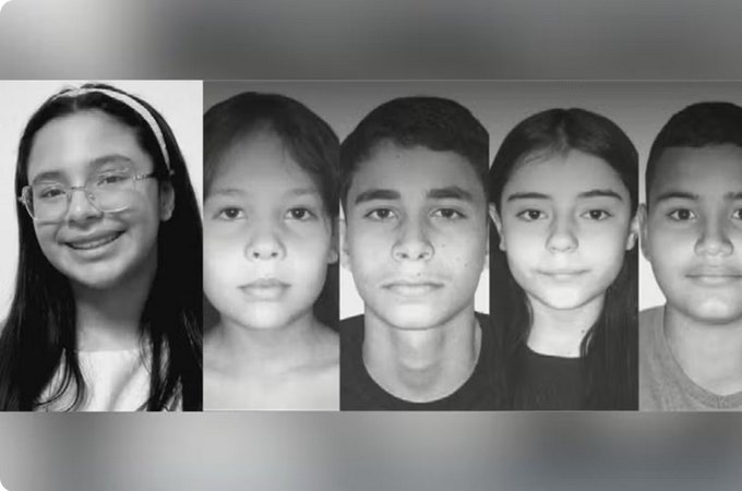 Cinco estudantes de colégio militar morrem em acidente entre van escolar e caminhão