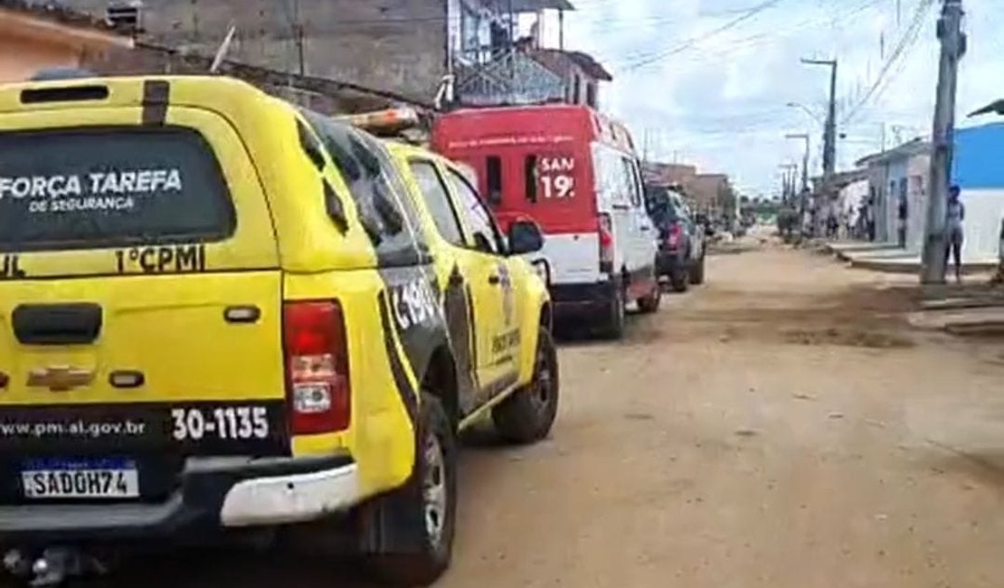 Jovem é executado a tiros em via pública no interior alagoano