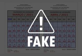 Calendário com datas de vacinação para pessoas até 32 anos é falso