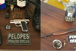 Ação ostensiva do 3º BPM retira sete armas de circulação nas últimas 36 horas e prende suspeitos