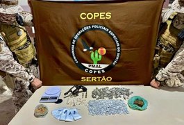 Suspeito de chefiar tráfico de drogas morre após trocar tiros com a polícia no Sertão de Alagoas