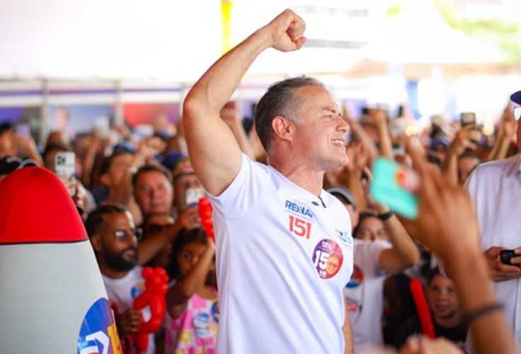 Renan Filho lidera intenções de voto para o governo com 41,25%, diz pesquisa Falpe