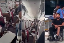 Avião cai 90 metros no ar durante turbulência na Ásia, e passageiros ficam feridos