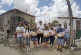 Campanha Balão solidário entrega cestas básicas para 130 famílias arapiraquenses
