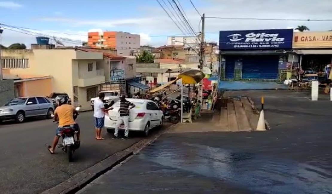 Usuário de drogas é vítima de tentativa de homicídio, perto da linha do trem, em Palmeira dos Índios