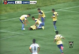 Vídeo: Jogador do futebol morre após comemorar gol