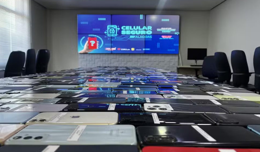 Alagoas registra queda no número de celulares roubados e aumento na recuperação de aparelhos
