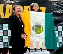 Paloma Vilarins, aluna da rede municipal, conquista 3 medalhas de ouro no Festival Nacional da Criança, em Natal