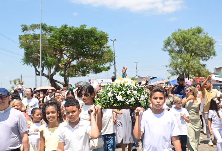 Romaria Mirim abre celebrações aos 142 anos do Bom Jesus dos Navegantes em Penedo