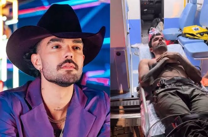 Luan Pereira sofre arritmia cardíaca e é socorrido às pressas em ambulância