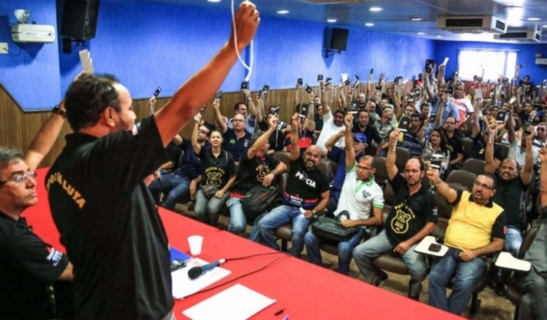 Policiais civis de Alagoas param serviços por 24h e ameaçam greve nas eleições