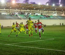 No Estádio da UFAL, CRB bate Aliança por 1 a 0 no jogo de ida da semifinal do Alagoano